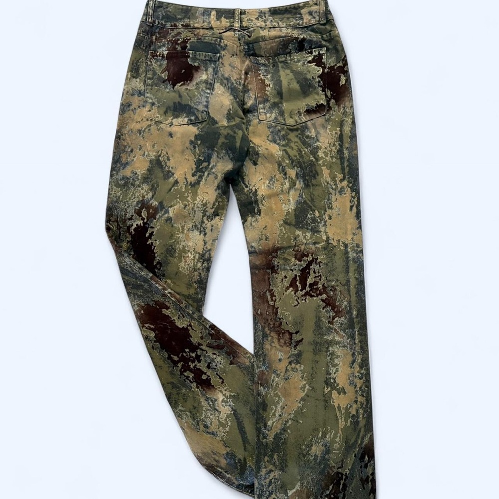 Rare Vintage Jean Paul Gaultier JPG Camo Jeans - Picture 2 of 7